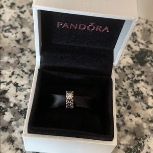 Clear CZ Pandora spacer